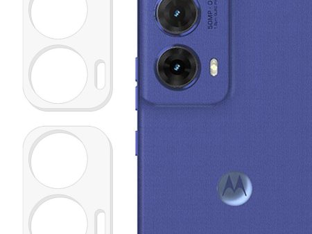 Motorola Moto G85 (5G) Kameralinse Beskyttelsesglas - 2-Pak - Gennemsigtig Hot on Sale