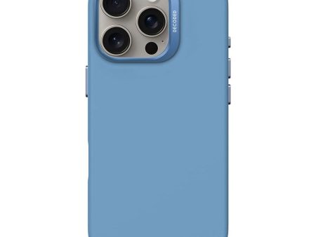 Decoded iPhone 16 Pro AntiMicrobial Silikone Cover - MagSafe Kompatibel - Air Blue Online now