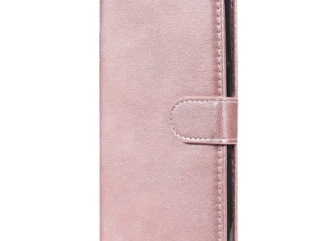 Samsung Galaxy A16 (4G 5G) Læder Cover m. Pung og Strop - Rose Gold Supply