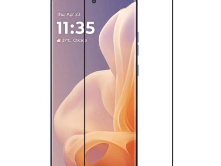 Motorola Moto G85 (5G) Arc Edge Skærmbeskyttelse - Full-Fit Hærdet Glas - Sort Kant Supply