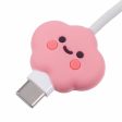 Kabelbeskytter til USB-C Kabel - Pink Sky Online Sale