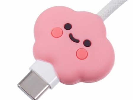 Kabelbeskytter til USB-C Kabel - Pink Sky Online Sale