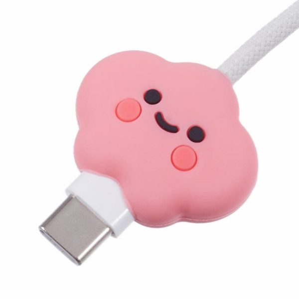 Kabelbeskytter til USB-C Kabel - Pink Sky Online Sale