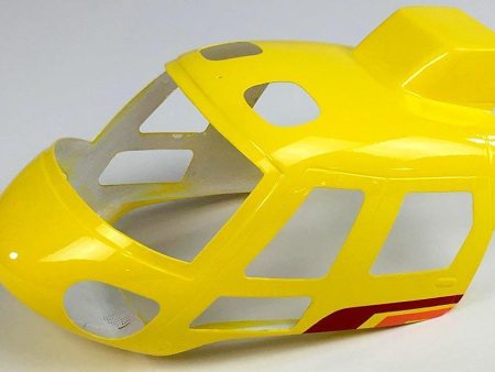 RotorScale AS350 Alpine Yellow and Red 450 Front Canopy For Sale