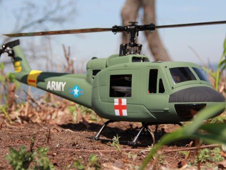 RotorScale UH-1A Huey Medic Green 450 Size Helicopter - PNP Online Hot Sale