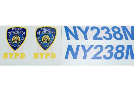 RotorScale MD500E Police Blue 450 Decal Set Online Sale