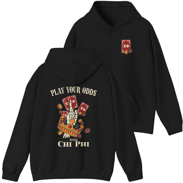 Chi Phi Graphic Hoodie | Play Your Odds Online now