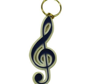 Tau Beta Sigma Treble Clef Keychain Hot on Sale