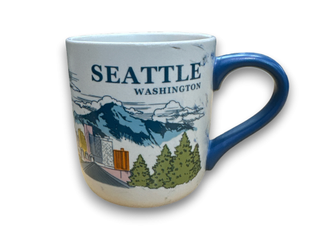 Seattle Blue Swirl Mug Online now