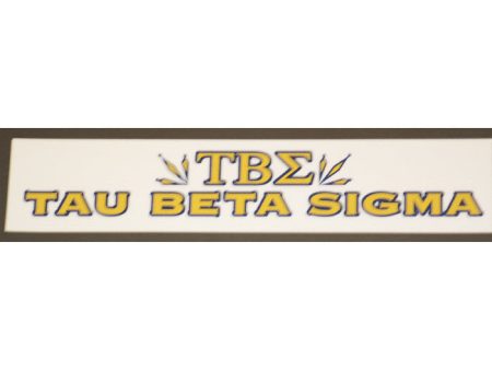 Tau Beta Sigma Bumper Sticker Decal - Discontinued For Cheap