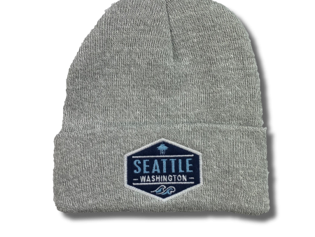 Seattle Patch Knit Hat Online Sale