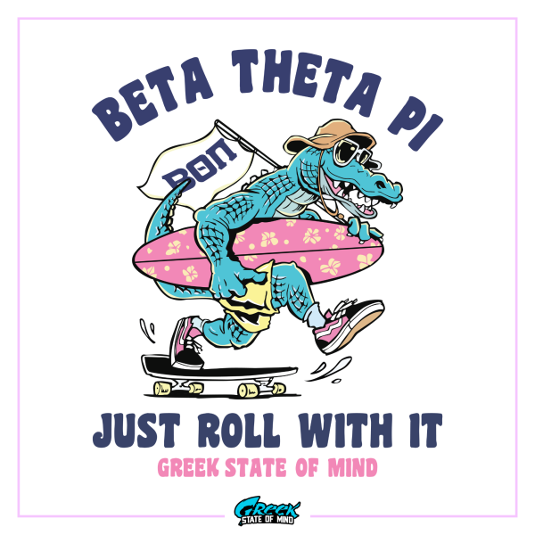 Beta Theta Pi Graphic T-Shirt | Alligator Skater Hot on Sale