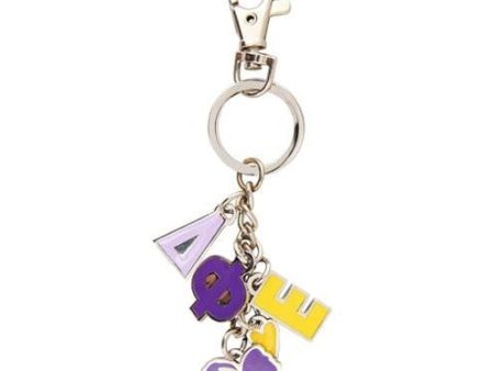 Delta Phi Epsilon Charm Keychain Cheap