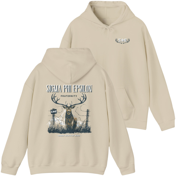 Sigma Phi Epsilon Graphic Hoodie | Big Buck For Sale