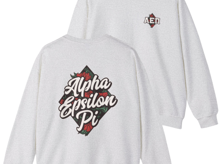 Alpha Epsilon Pi Graphic Crewneck Sweatshirt | Aloha For Cheap