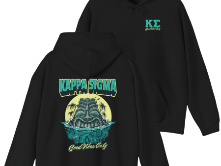 Kappa Sigma Graphic Hoodie | Good Vibes Only For Discount