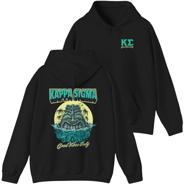 Kappa Sigma Graphic Hoodie | Good Vibes Only For Discount