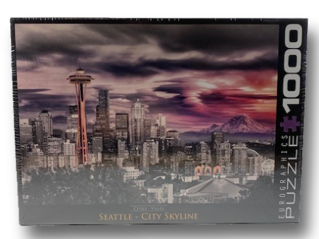 Seattle City Skyline Puzzle Fashion