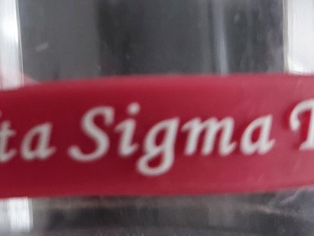 Delta Sigma Theta Silicone Wristband For Sale