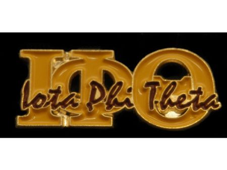 Iota Phi Theta Greek Signature Lapel Pin For Sale