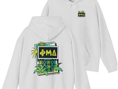 Phi Mu Delta Graphic Hoodie | Tropical Billboard Online Sale