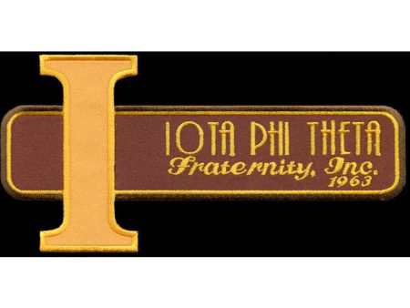 Iota Phi Theta Retro Satin Twill Embroidery Patch Fashion