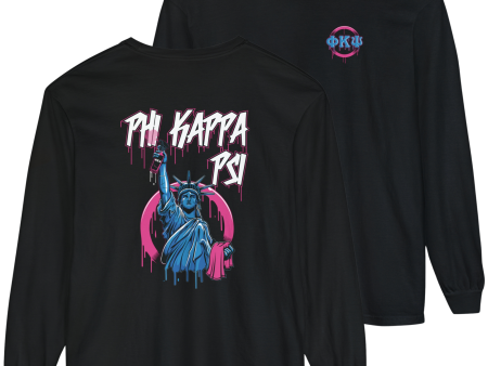 Phi Kappa Psi Graphic Long Sleeve | Liberty Rebel For Discount