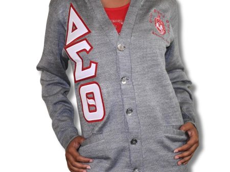 DST Cardigan Grey (Twill Lettters) Online Sale