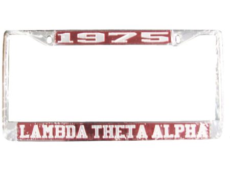 Lambda Theta Alpha 1975 License Frame (LAM-206) Discount