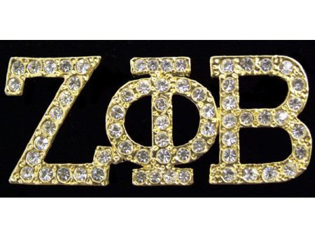 Zeta Phi Beta Austrian Crystal Pin Sale