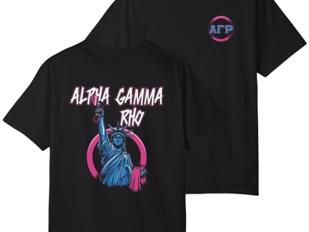 Alpha Gamma Rho Graphic T-Shirt | Liberty Rebel Discount