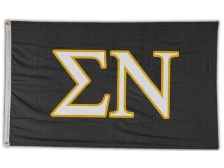 Sigma Nu Greek Letter Banner Discount