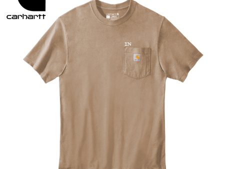 Sigma Nu Carhartt Relaxed Fit Short Sleeve Pocket Tee Fashion