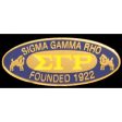 Sigma Gamma Rho Oval Founder Pin Online Hot Sale