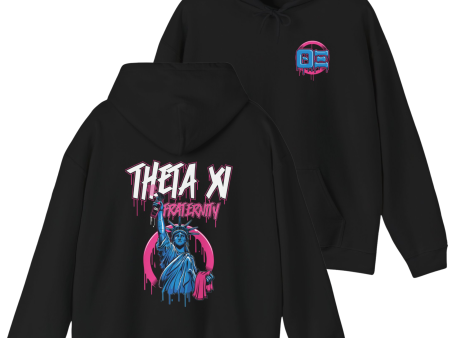 Theta Xi Graphic Hoodie | Liberty Rebel Discount