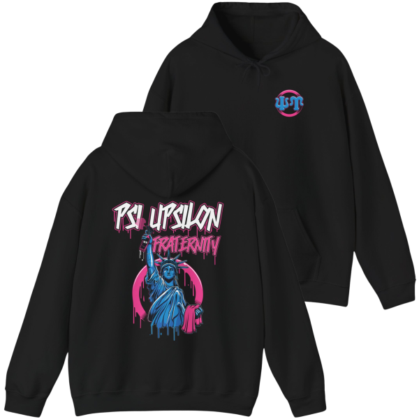 Psi Upsilon Graphic Hoodie | Liberty Rebel Supply