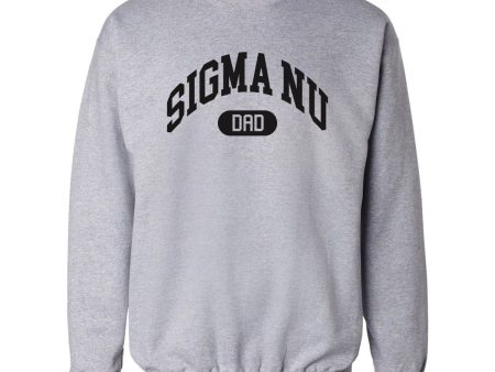 Sigma Nu Classic Dad Crewneck For Discount