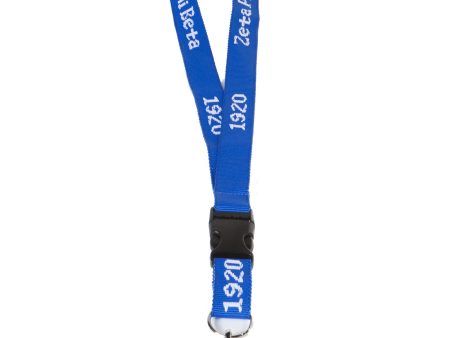 Zeta Phi Beta Embroidered Lanyard SAV Hot on Sale