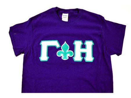 Gamma Eta  Fleur De Lis Greek Tee Online Sale