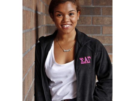 Sigma Lambda Gamma Zip-Up Fleece Online Sale