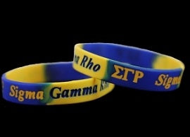 Sigma Gamma Rho Silicone Bracelet Supply