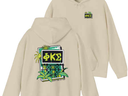 Phi Kappa Sigma Graphic Hoodie | Tropical Billboard Supply