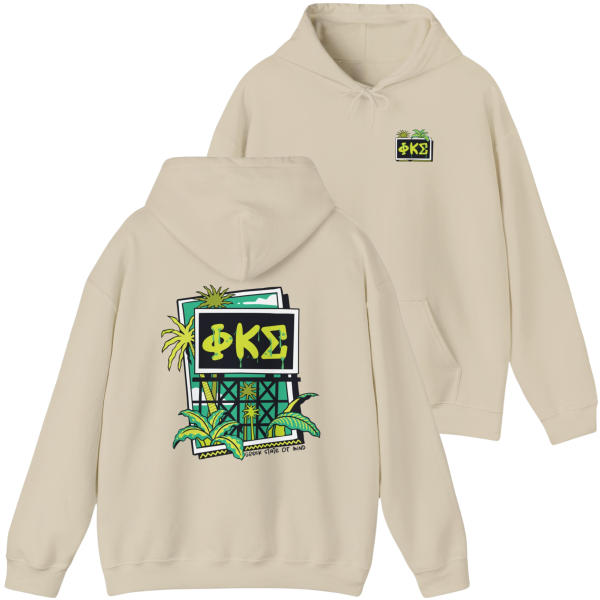 Phi Kappa Sigma Graphic Hoodie | Tropical Billboard Supply