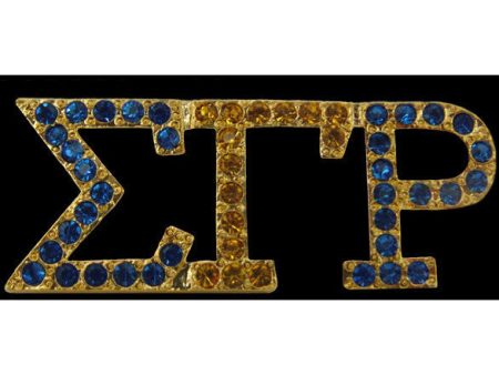 Sigma Gamma Rho Austrian Crystal Pin 3 Online Hot Sale