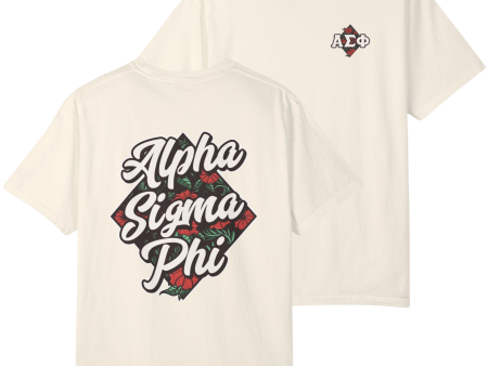 Alpha Sigma Phi Graphic T-Shirt | Aloha For Cheap