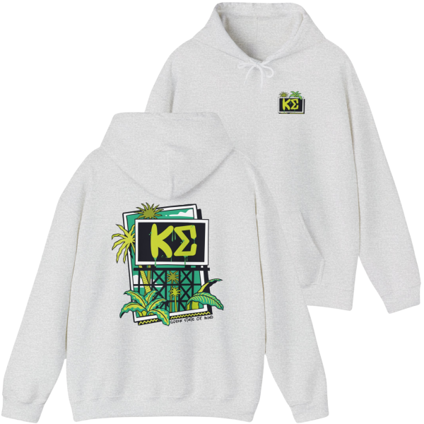 Kappa Sigma Graphic Hoodie | Tropical Billboard Hot on Sale