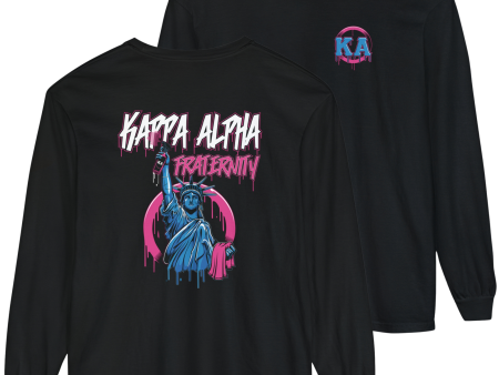 Kappa Alpha Graphic Long Sleeve | Liberty Rebel Hot on Sale