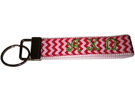 Alpha Chi Omega FOB Keychain For Cheap