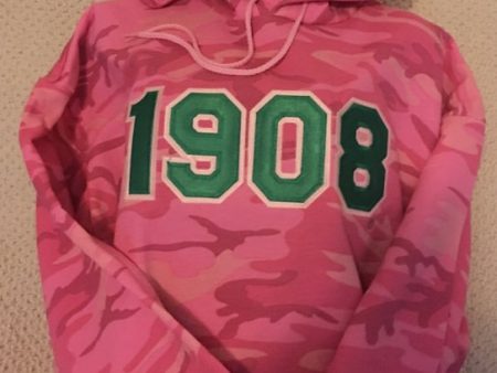 AKA 1908 Pink Camo Hoodie For Discount