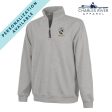 Sigma Nu Embroidered Crest Gray Quarter Zip Online